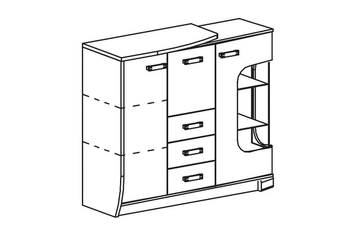 Romero R7 Sideboard Left