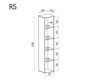 Romero R5 Bookcase
