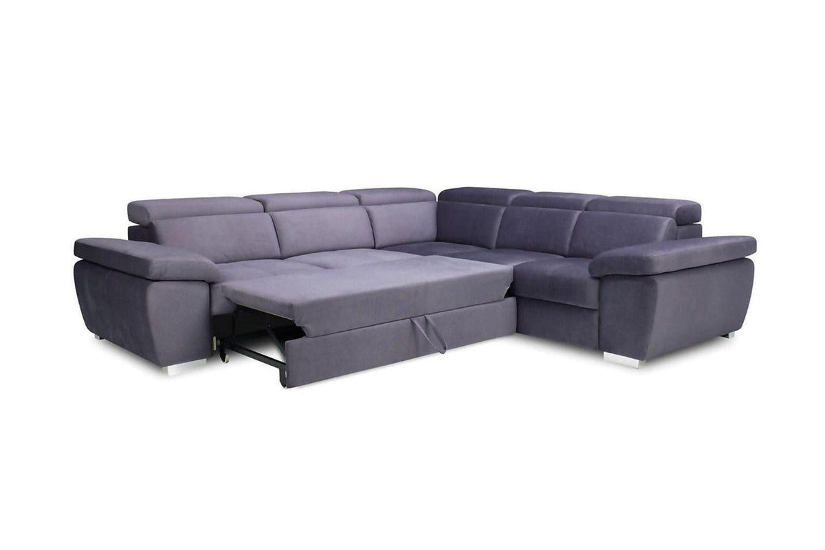 Rosso Corner Sofa Bed With Storage