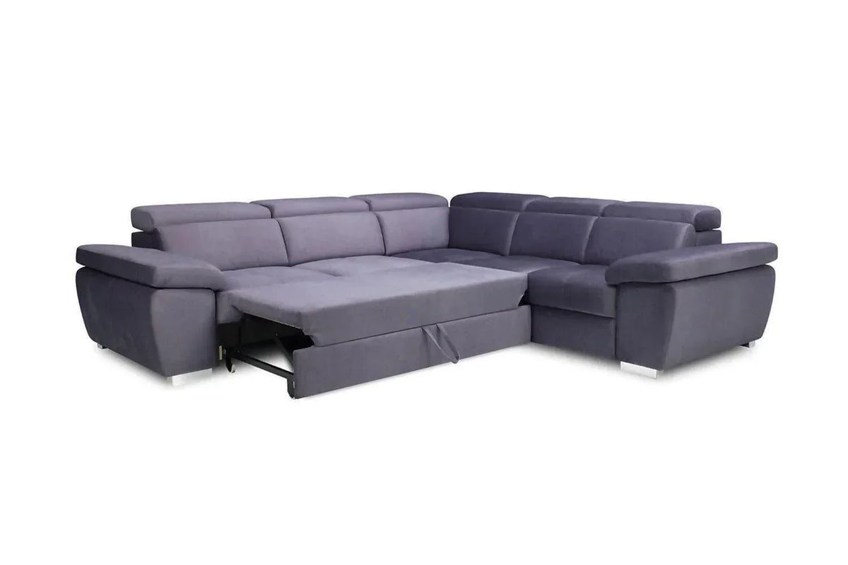 Rosso Corner Sofa Bed With Storage