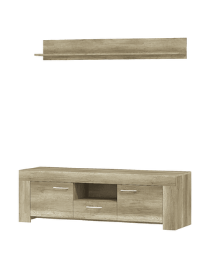 Sky TV Stand with Wall Shelf - Msofas LTD