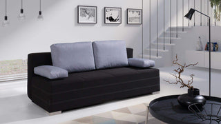 Iva Black Sofa Bed - Msofas LTD