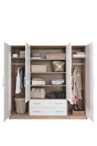 Smarty Wardrobe with Mirror - Msofas LTD