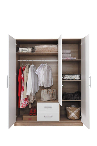 Smarty I Wardrobe with Mirror Fast Delivery - Msofas LTD