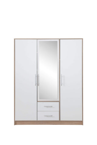 Smarty I Wardrobe with Mirror - Msofas LTD