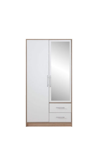 Smarty II Wardrobe with Mirror - Msofas LTD