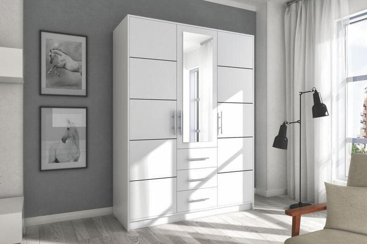 Bali D3 Wardrobe White
