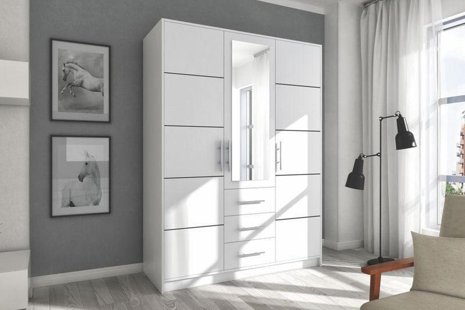 Bali D3 Wardrobe White