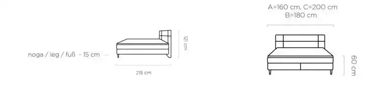 Bed Lucio dimensions