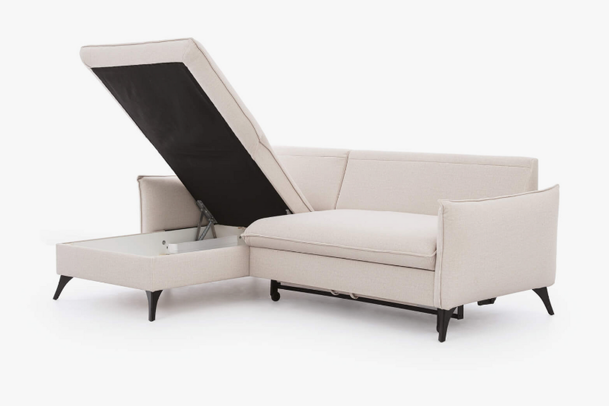 Modica Corner Sofa Bed With Storage
