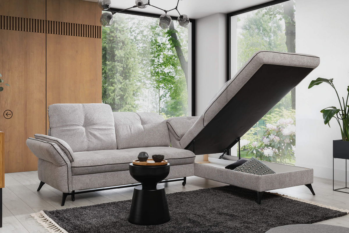 Massimo Corner Sofa Bed With Storage