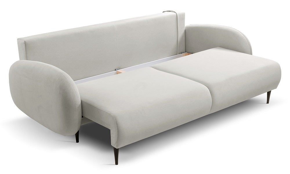 Soft Express Delivery 3 Seater Sofa Bed With Storage Kronos 28 Chestnut VELVET