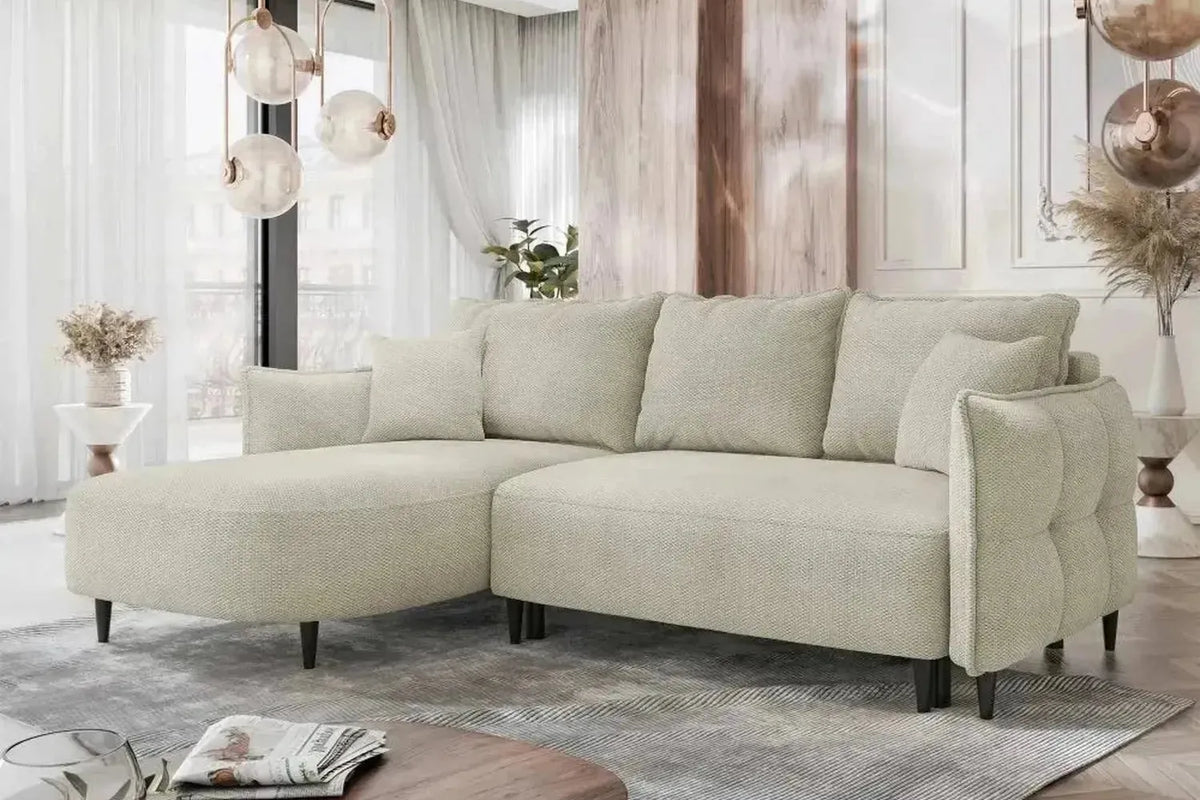 Sycylia Corner Sofa Bed With Storage