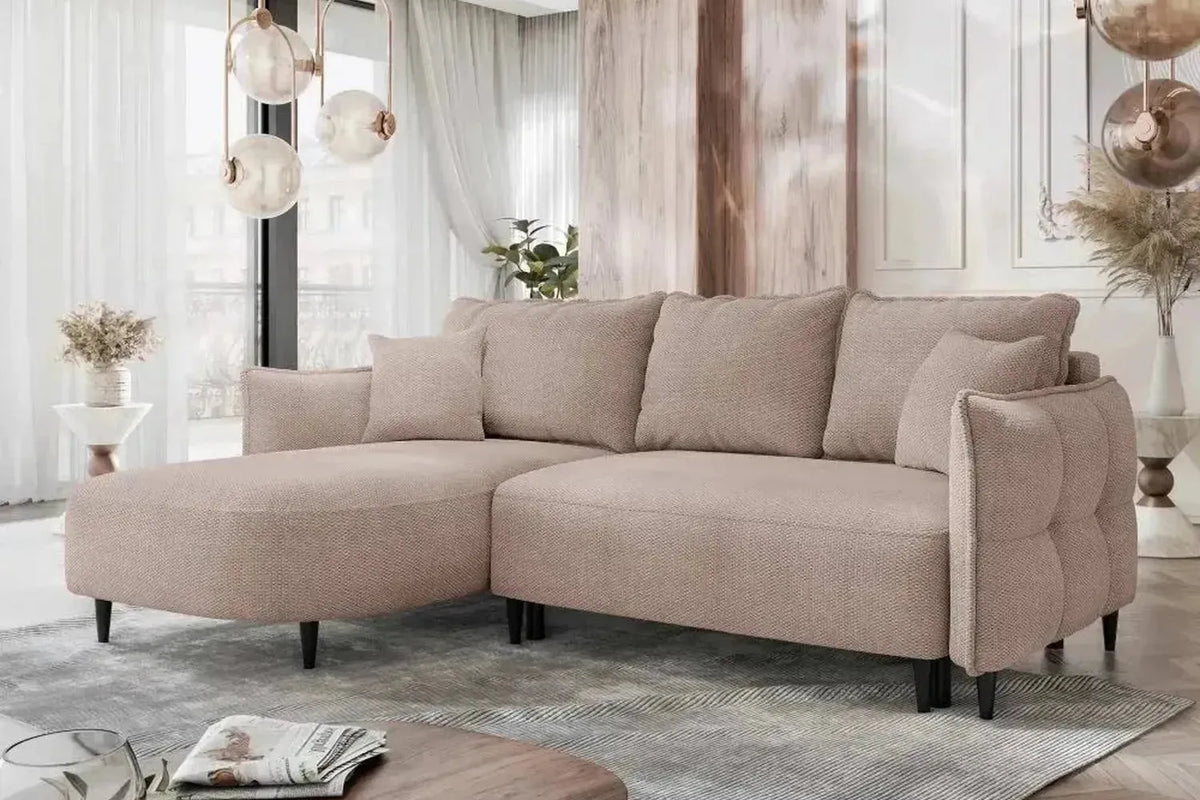 Sycylia Corner Sofa Bed With Storage