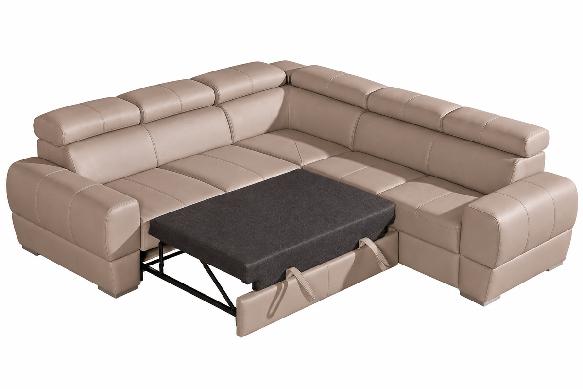 Vento II Corner Sofa Bed With Storage