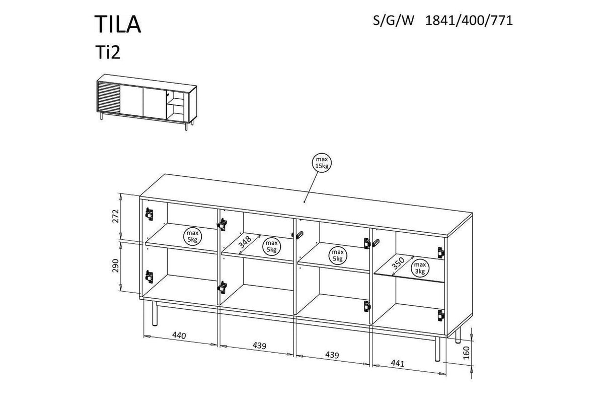 Tila Ti2 Sideboard