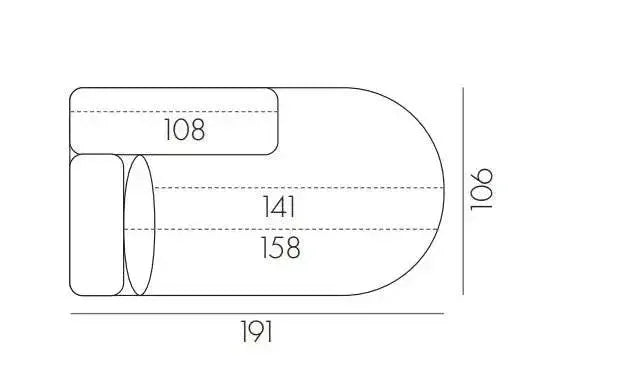 Tomino Collection - Module OBL dimensions