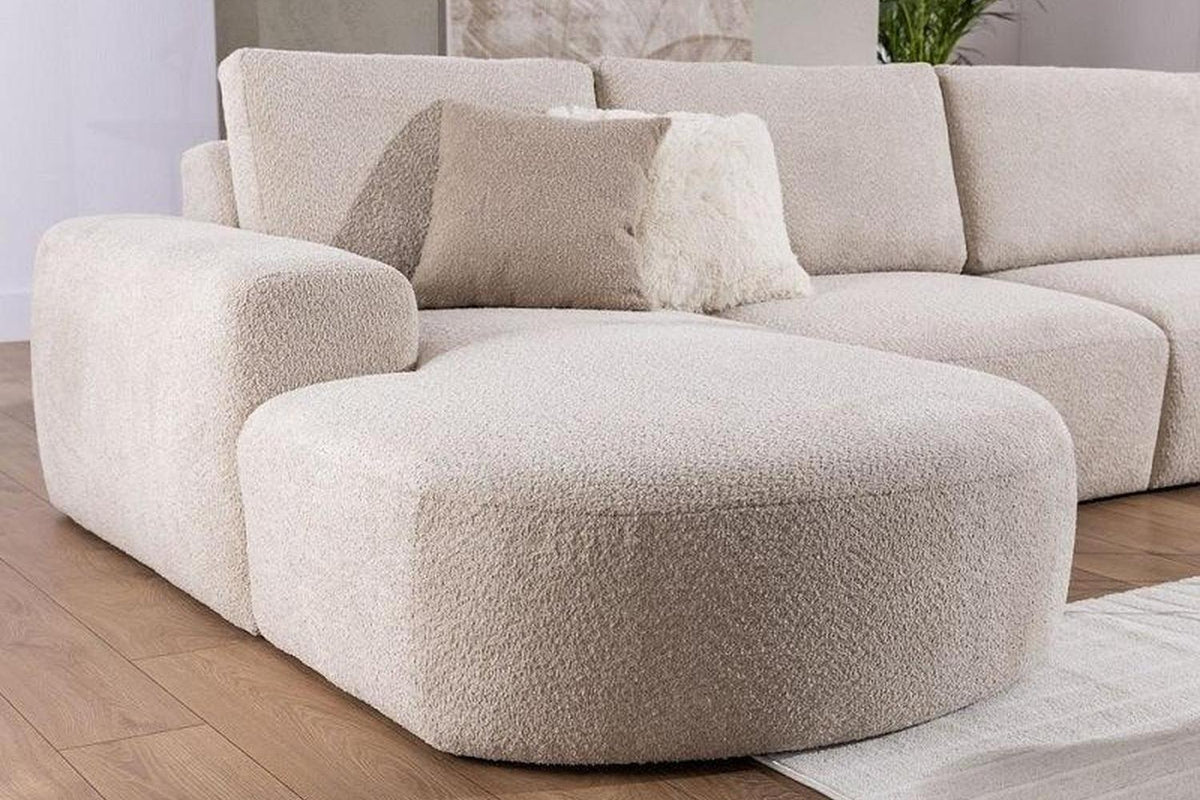 Tomino U Shape Corner Sofa Monolith 04 Clearance