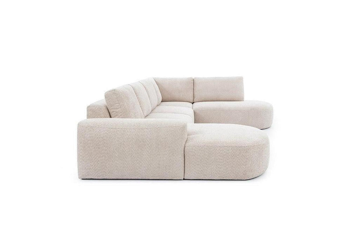 Tomino U Shape Corner Sofa Monolith 04 Clearance