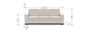 Torentino 3 Seater Sofa