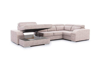 Tulon U Shape Corner Sofa Bed - Msofas LTD