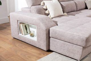 Tulon U Shape Corner Sofa Bed - Msofas LTD