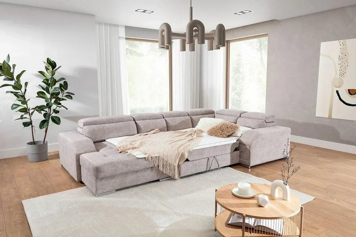Tulon U Shape Corner Sofa Bed