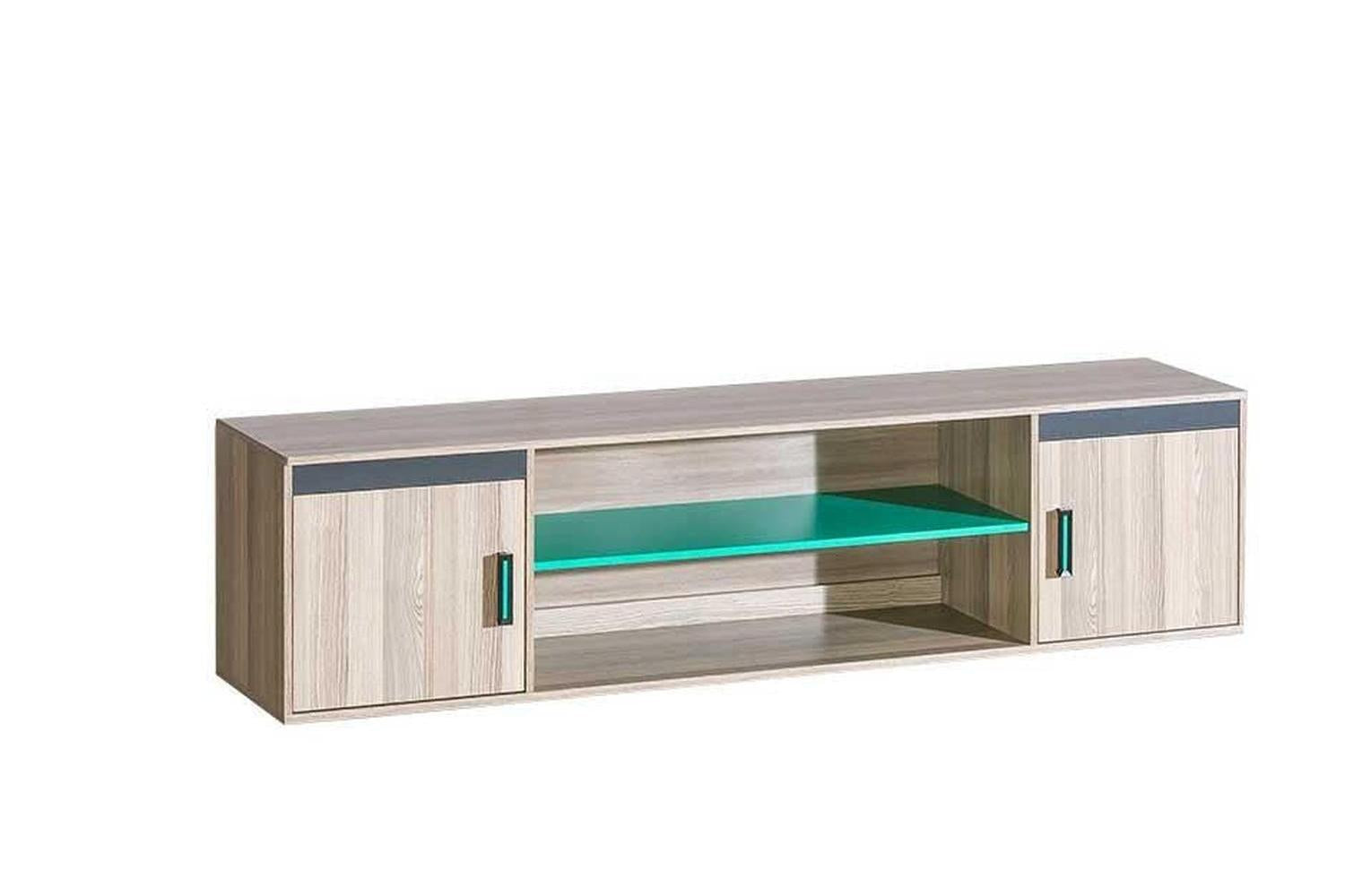 Ultimo U17 Express Delivery Desk Top Dark Coimbra Ash/Green