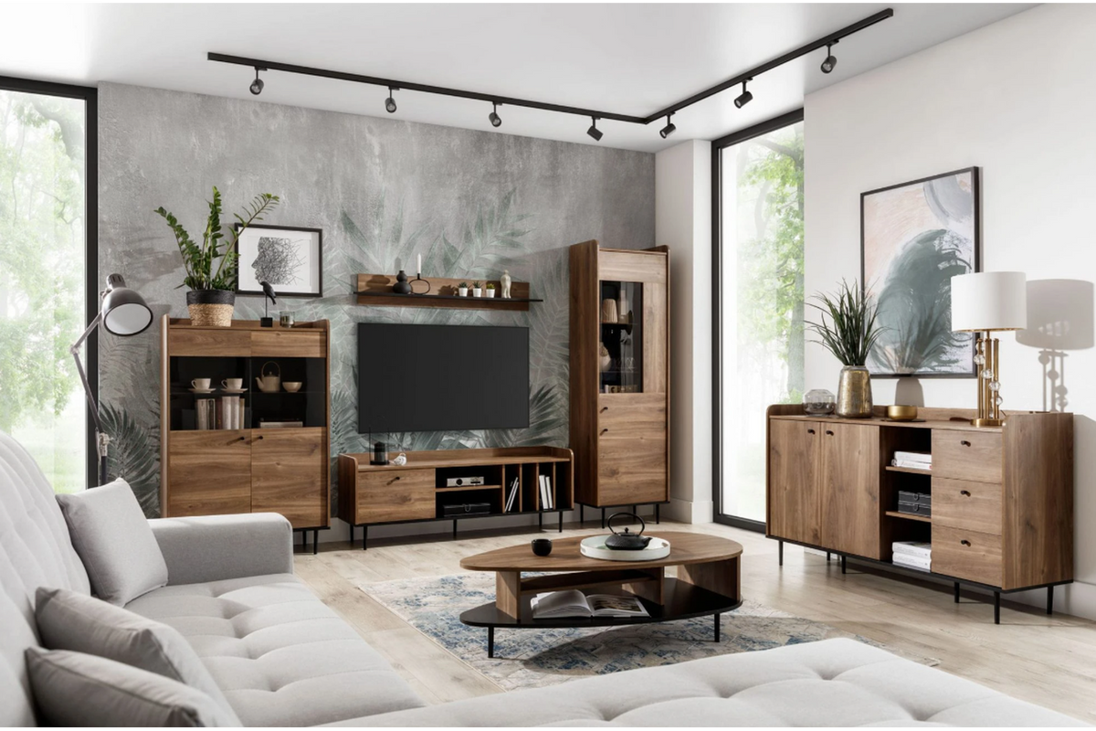 Vasina Wide Display Cabinet