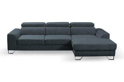 Asto Corner Sofa Bed Vera Dark Grey FAST DELIVERY 