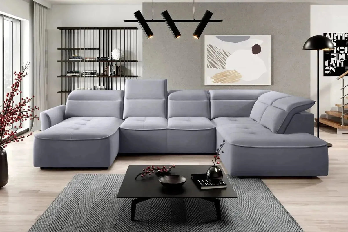 Murillo Xl U Shape Corner Sofa Bed Relax With Storage