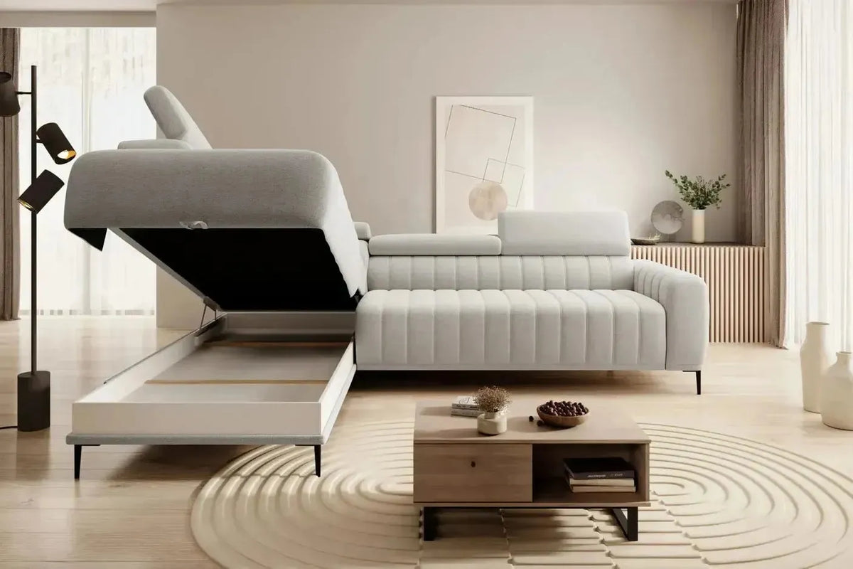Gandi Corner Sofa Bed With Storage