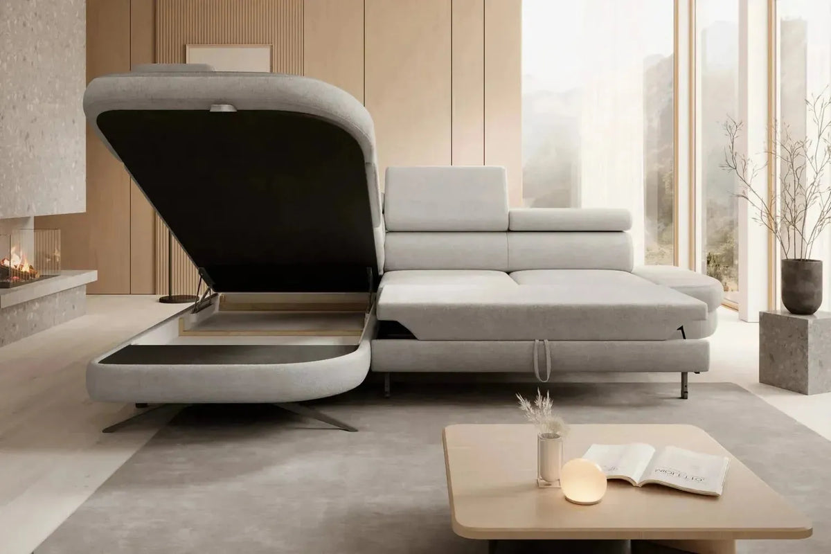 Otis L Corner Sofa Bed With Storage
