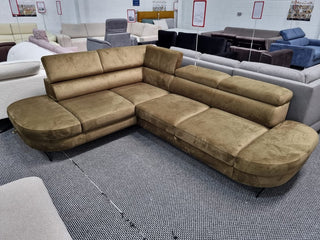Ex-Display Otis L Corner Sofa Bed with Storage Monolith 38