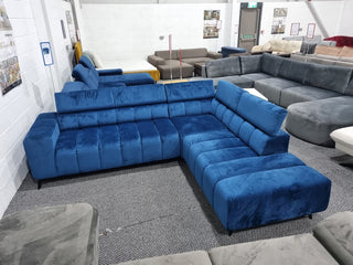 Ex-Display Ragusso I Corner Sofa Bed with Storage Malia Marine