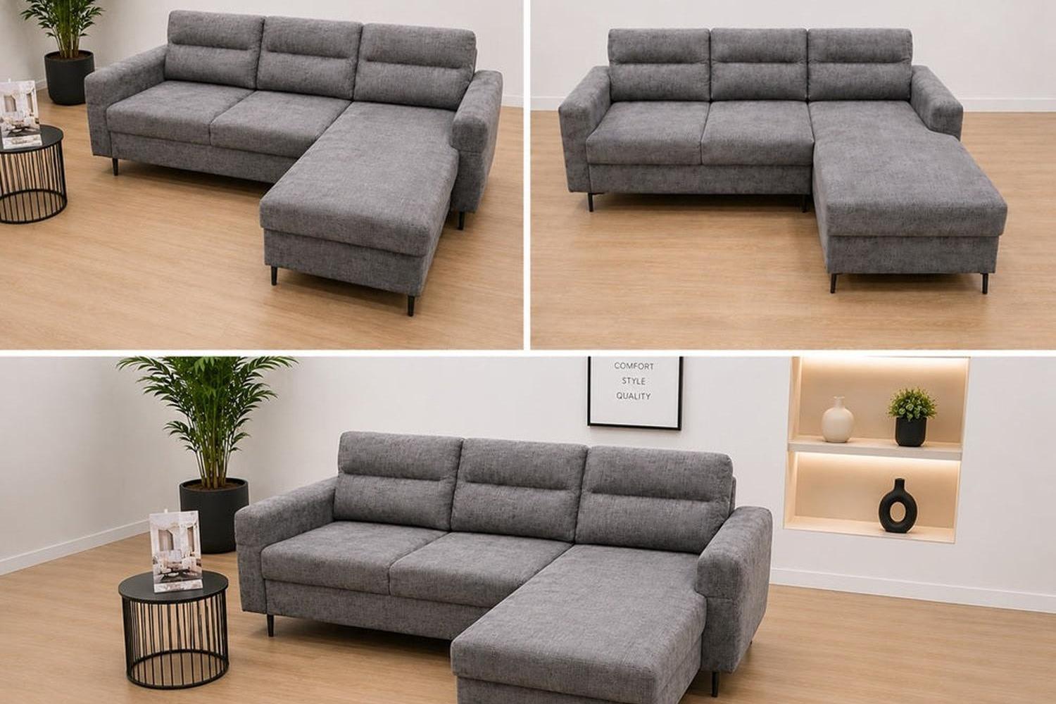 Ex-Display Berne Corner Sofa Bed With Storage Sierra 751