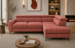 Idylla Express Delivery Corner Sofa Bed With Storage EUSTON RUSTIC