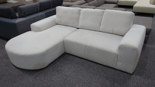 Ex - display Tomino Corner Sofa Conti Boucle Pearl - Msofas LTD