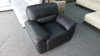 Fotel Baltica Express Delivery Skóra naturalna Czarny Wyprzedaż