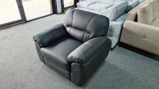 Fotel Baltica Express Delivery Skóra naturalna Czarny Wyprzedaż