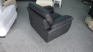 Fotel Baltica Express Delivery Skóra naturalna Czarny Wyprzedaż