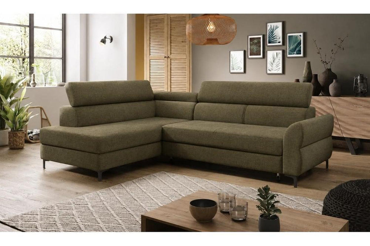 Remo Express Delivery Corner Sofa Bed With Storage Monolith 38