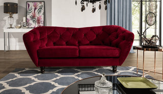 Ex-Display Venice 3 Seater Sofa Kronos 02 CHERRY
