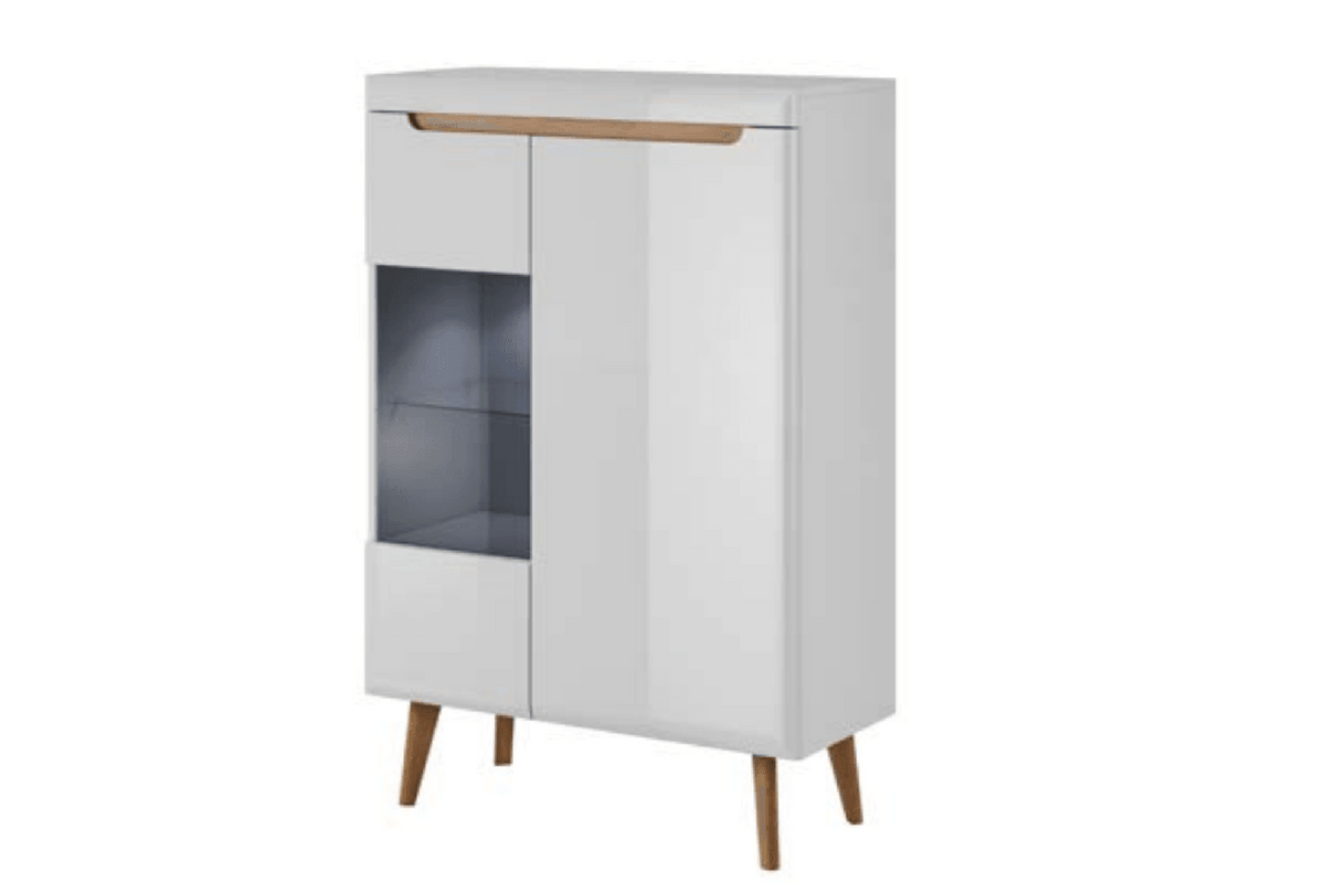 Nordi Express Delivery Glass Sideboard White
