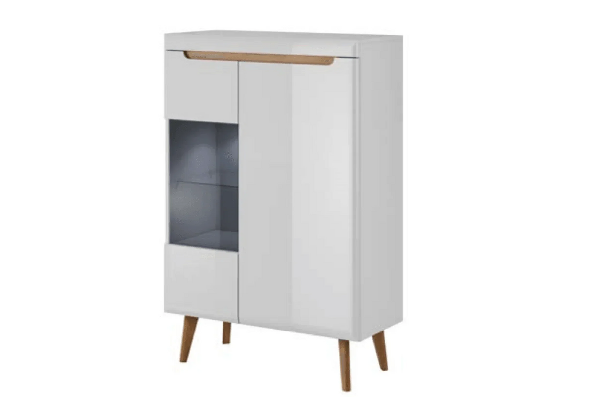 Nordi Express Delivery Glass Sideboard White