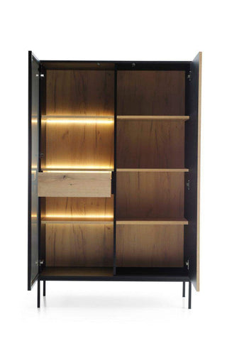 Sento High Glass Cabinet - Msofas LTD