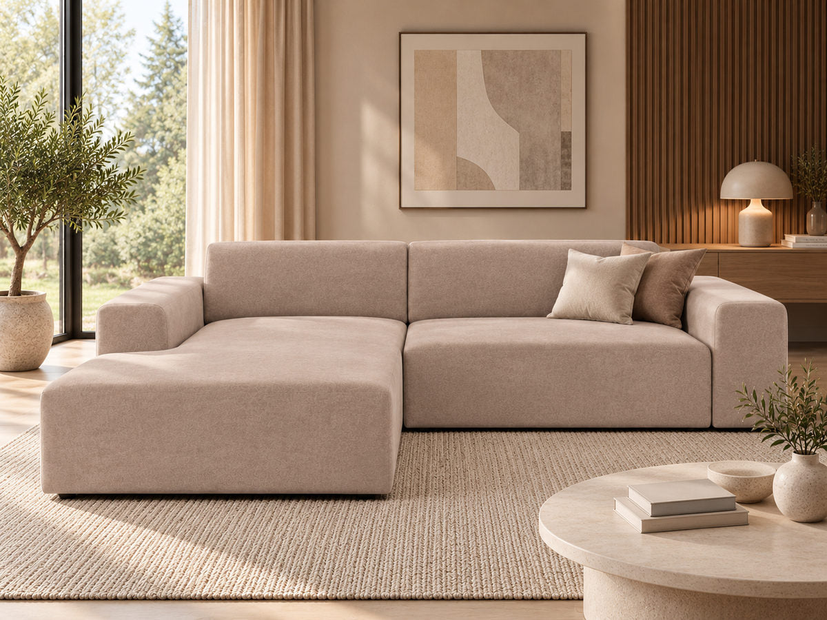 Zeus Express Delivery Corner Sofa Kensington Mink