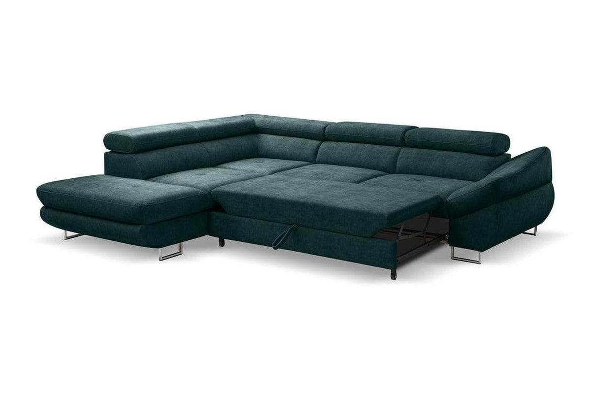 Fabio Express Delivery Corner Sofa Bed With Storage Zoya 06