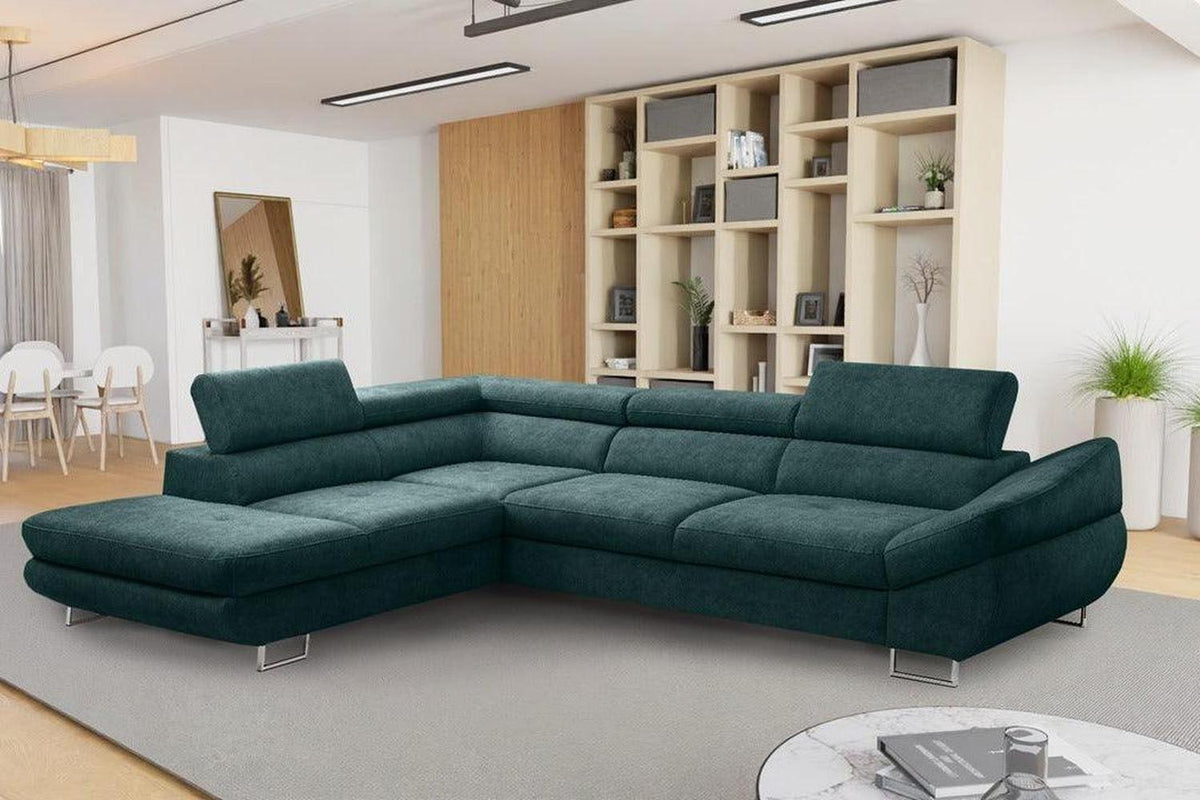 Fabio Express Delivery Corner Sofa Bed With Storage Zoya 06