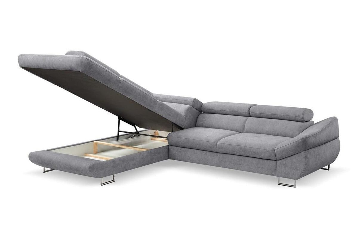 Fabio Express Delivery Corner Sofa Bed With Storage Zoya 11